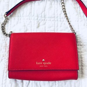 Red Kate Spade Cross Body Bag